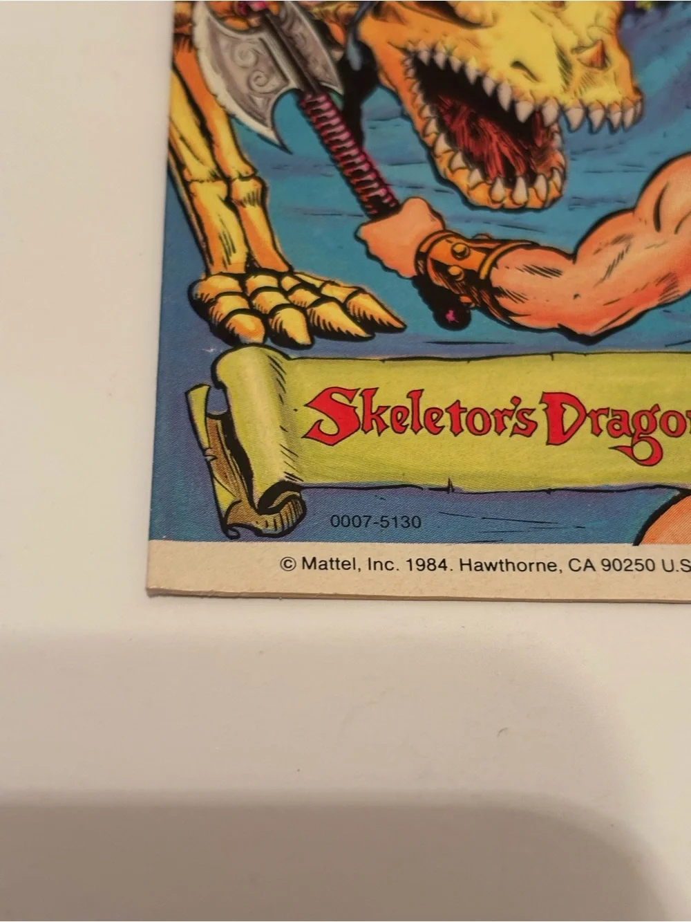 He-Man Mini Comic - Skeletor's Dragon-  Masters of the Universe Vintage 1984